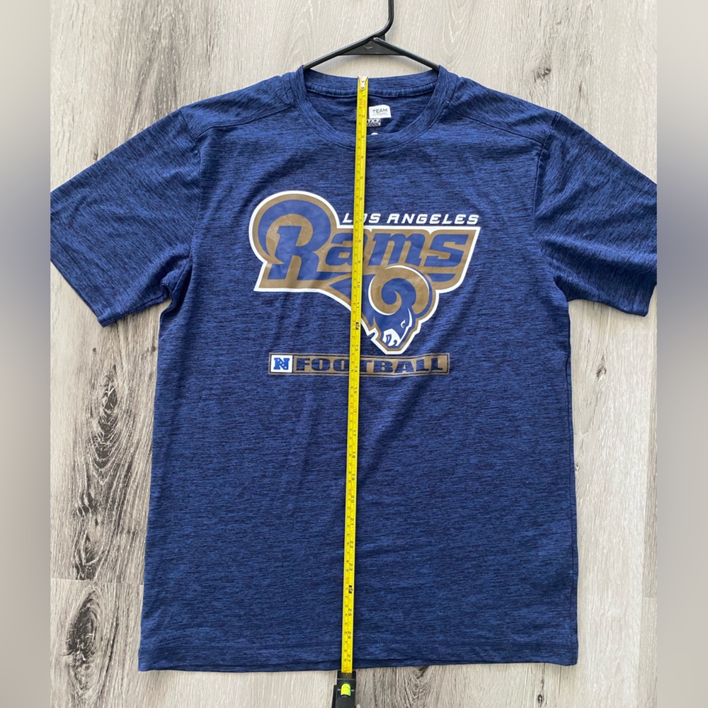 NFL Team Apparel Los Angeles Rams lightweight performance shirt Size: M - Picture 4 of 6